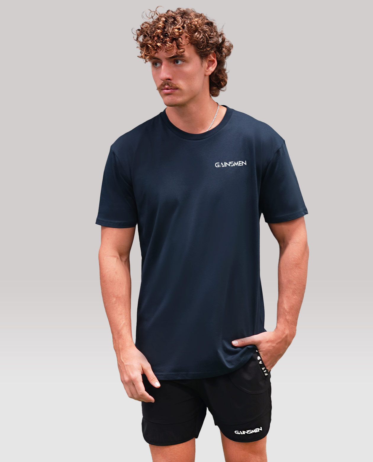 Konquer Navy Tee